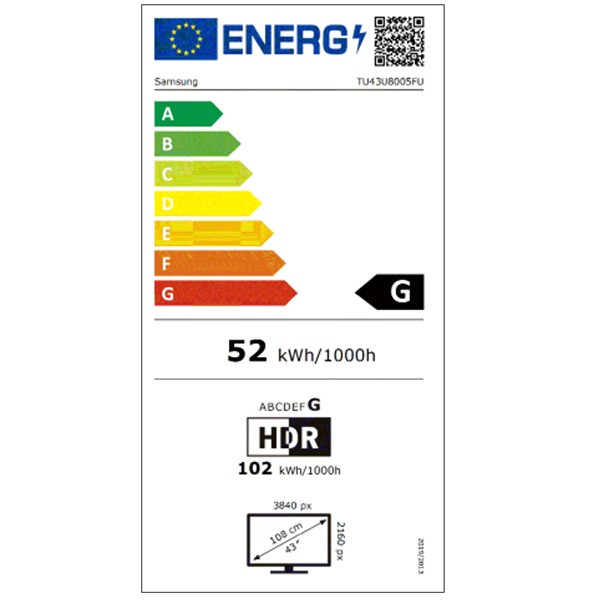 Smart TV Samsung Crystal 43" LED 4K UHD TU43U8005FU negro M 7