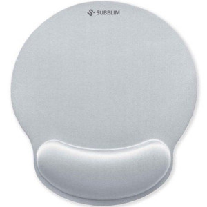 Pack de Reposamuñecas y Alfombrilla Ergonómica Subblim Ergo MemoryFlex prata H