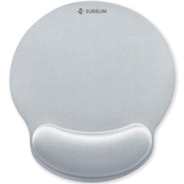 Pack de Reposamuñecas y Alfombrilla Ergonómica Subblim Ergo MemoryFlex prata M 2