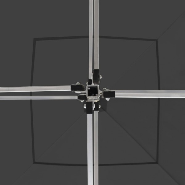 Carpa plegable profesional de aluminio gris antracita 2x2 m M 3