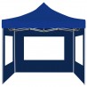 Carpa plegable profesional con paredes aluminio azul 2x2 m 5