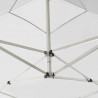 Carpa plegable profesional con paredes aluminio blanco 2x2 m 2