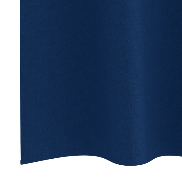 Cortinas com cortinas 2 pcs Azul escuro 260 x 140 cm Poliéster M 5