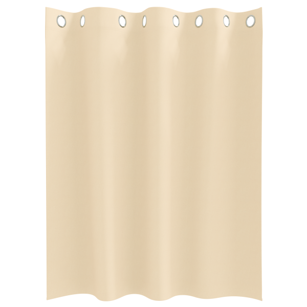 Cortinas com cortinas 2 pcs Creme 140 x 140 cm Poliéster M 3