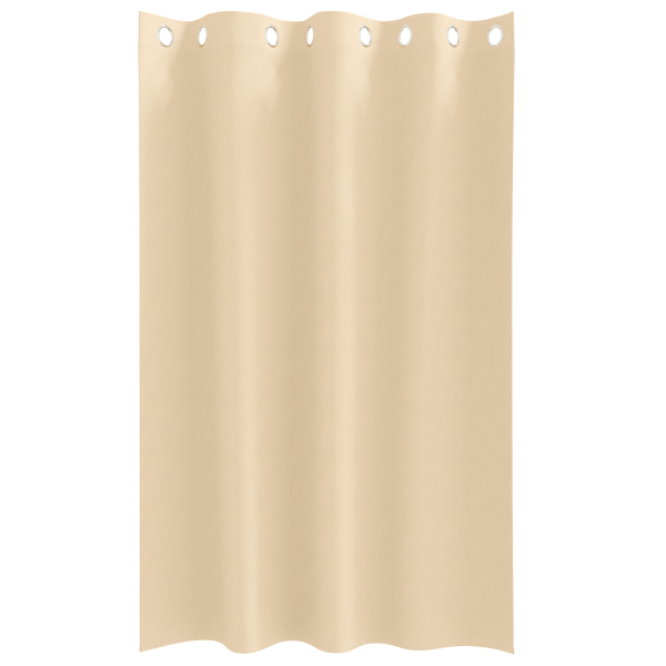 Cortinas com cortinas 2 pcs Creme 175 x 140 cm Poliéster M 3