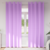 Cortinas com cortinas 2 pcs Roxo 260 x 140 cm Poliéster 1