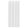 Cortinas con cortinas 2 pcs Blanco puro 260 x 140 cm Poliéster 3