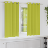 Cortinas com cortinas 2 pcs Verde maçã 175 x 140 cm Poliéster 1