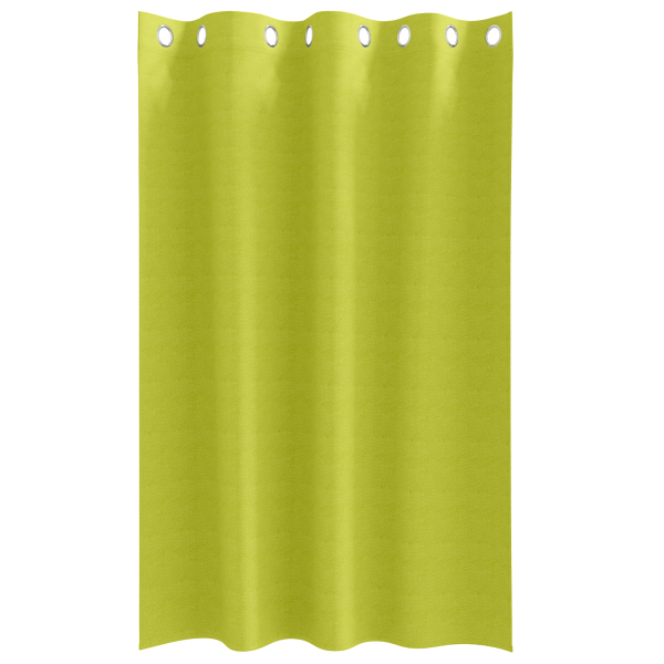 Cortinas 2 pcs Verde manzana 175 x 140 cm Poliéster M 3