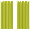 Cortinas 2 pcs Verde manzana 225 x 140 cm Poliéster 2