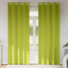 Cortinas 2 pcs Verde manzana 260 x 140 cm Poliéster 1