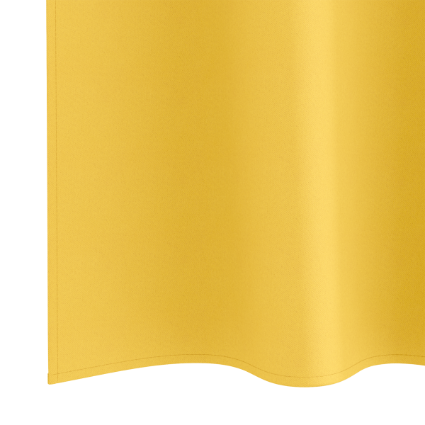 Cortinas 2 pcs Amarillo mostaza 140 x 140 cm Poliéster M 5
