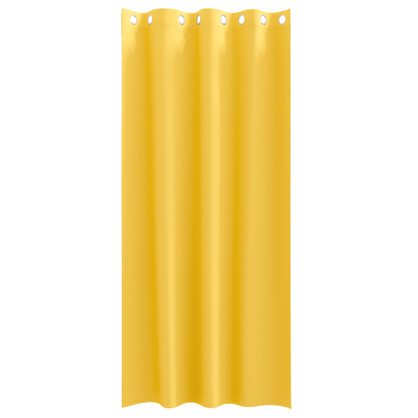 Cortinas 2 pcs amarelo mostarda 260 x 140 cm Poliéster M 3