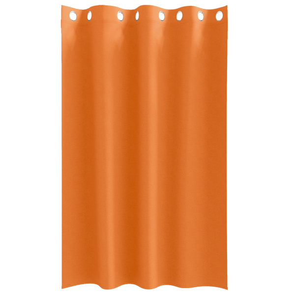 Cortinas 2 pcs Laranja Brilhante 175 x 140 cm Poliéster M 3