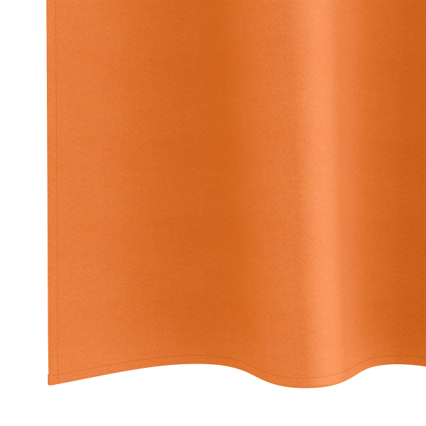 Cortinas 2 pcs Laranja Brilhante 225 x 140 cm Poliéster M 5
