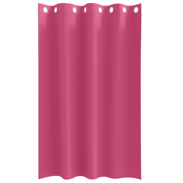 Cortinas 2 pcs Rosa Brilhante 175 x 140 cm Poliéster M 3