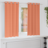 Cortinas con cortinas 2 pcs Terracota 175 x 140 cm Poliéster 1