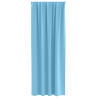 Cortinas com cortinas 2 pcs Azul claro 225 x 140 cm Poliéster 3