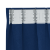Cortinas com cortinas 2 pcs Azul escuro 260 x 140 cm Poliéster 4