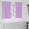 Cortinas con cortinas 2 pcs Morado 140 x 140 cm Poliéster 1