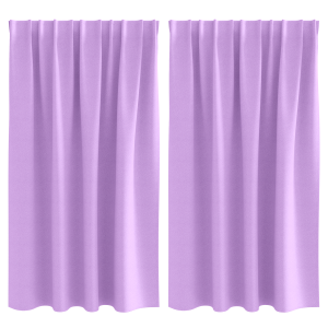 Cortinas con cortinas 2 pcs Morado 140 x 140 cm Poliéster H