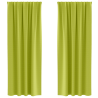 Cortinas com cortinas 2 pcs Verde maçã 245 x 140 cm Poliéster 2