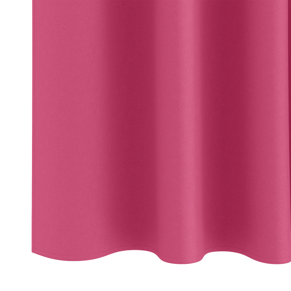 Cortinas 2 pcs Rosa Brilhante 225 x 140 cm Poliéster M 5