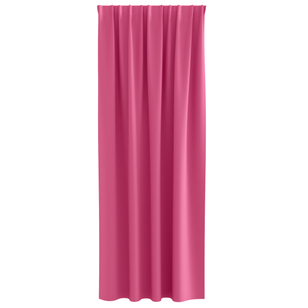 Cortinas 2 pcs Rosa brillante 260 x 140 cm Poliéster M 3
