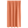 Cortinas com cortinas 2 pcs Terracota 140 x 140 cm Poliéster 3