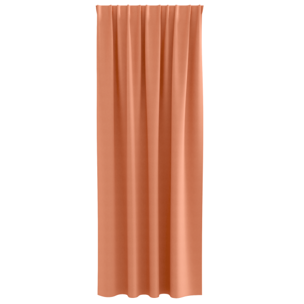 Cortinas con cortinas 2 pcs Terracota 245 x 140 cm Poliéster M 3