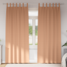 Cortinas 2 pcs Castanho-claro 260 x 140 cm Poliéster 1