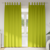 Cortinas 2 pcs Verde manzana 260 x 140 cm Poliéster 1