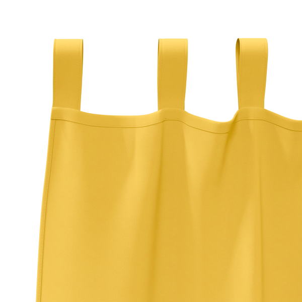 Cortinas 2 pcs Amarillo mostaza 245 x 140 cm Poliéster M 4