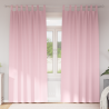 Cortinas con cortinas 2 pcs Rosa bebé 245 x 140 cm Poliéster 1
