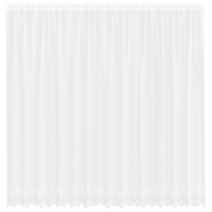 Cortinas con cortinas Floral Blanco 400 x 240 cm Poliéster H