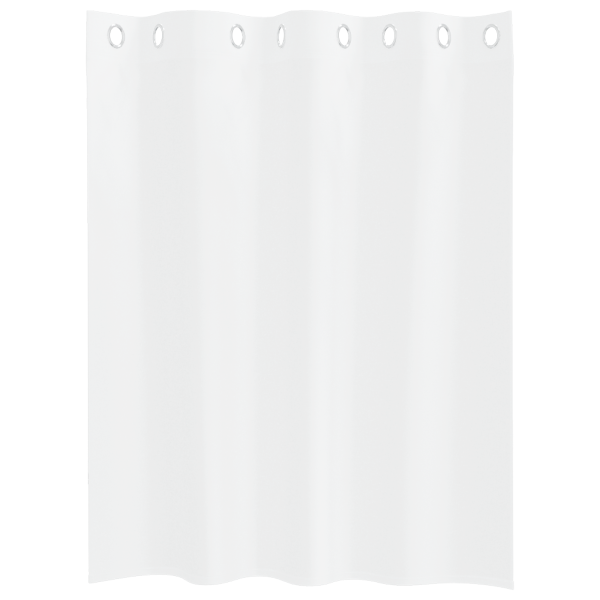 Cortinas com cortinas 2 pcs Branco 140 x 140 cm Poliéster M 3