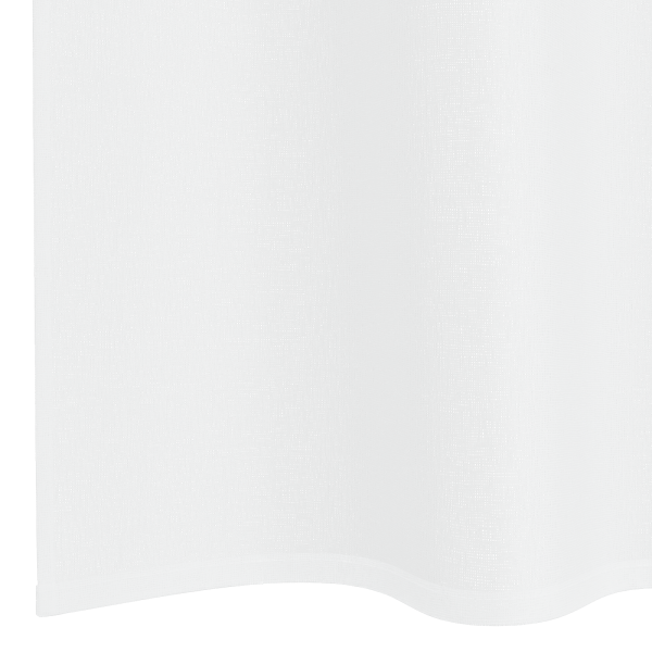 Cortinas con cortinas 2 pcs Blanco 140 x 260 cm Poliéster M 5