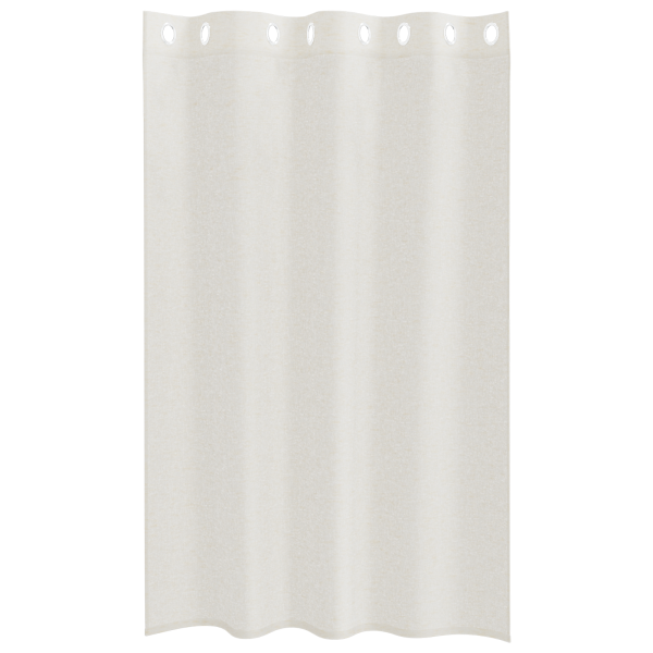 Cortinas com cortinas 2 pcs Creme 140 x 175 cm Poliéster M 3