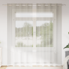 Cortinas com cortinas 2 pcs Creme 140 x 225 cm Poliéster 1