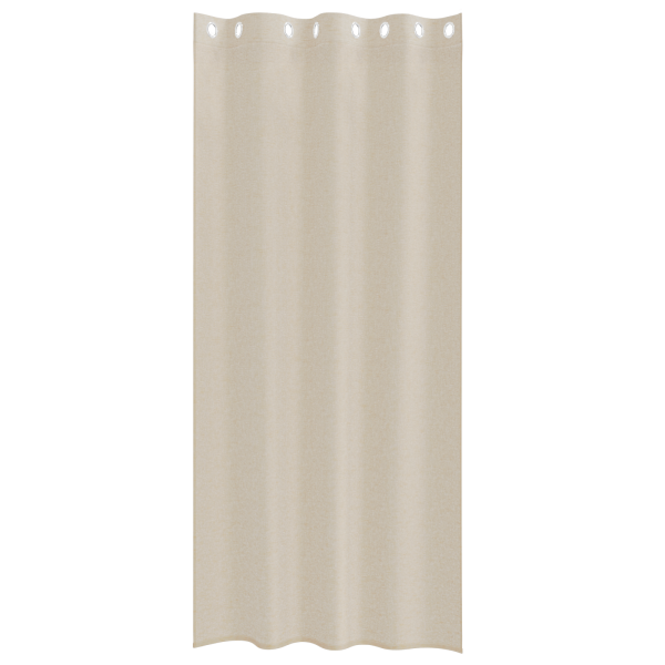 Cortinas con cortinas 2 pcs Arena 140 x 260 cm Poliéster M 3