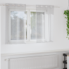 Cortinas 2 pcs Cinzento-claro 140 x 140 cm Poliéster 1