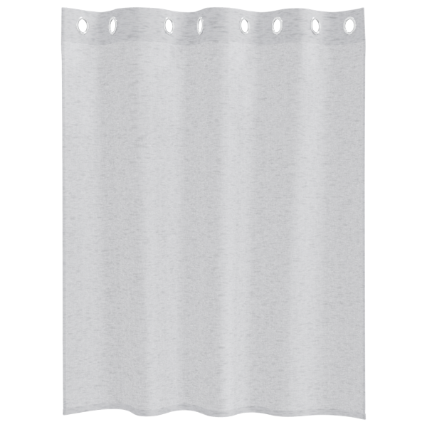 Cortinas 2 pcs Cinzento-claro 140 x 140 cm Poliéster M 3