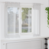 Cortinas 2 pcs Cinzento-claro 140 x 175 cm Poliéster 1