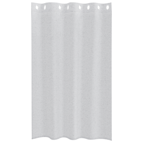 Cortinas 2 pcs Cinzento-claro 140 x 175 cm Poliéster M 3