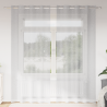 Cortinas 2 pcs Cinzento-claro 140 x 245 cm Poliéster 1