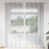 Cortinas 2 pcs Cinzento-escuro 140 x 245 cm Poliéster 1