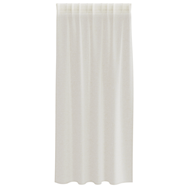 Cortinas com cortinas 2 pcs Creme 140 x 175 cm Poliéster M 3