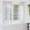 Cortinas 2 pcs Cinzento-claro 140 x 175 cm Poliéster 1