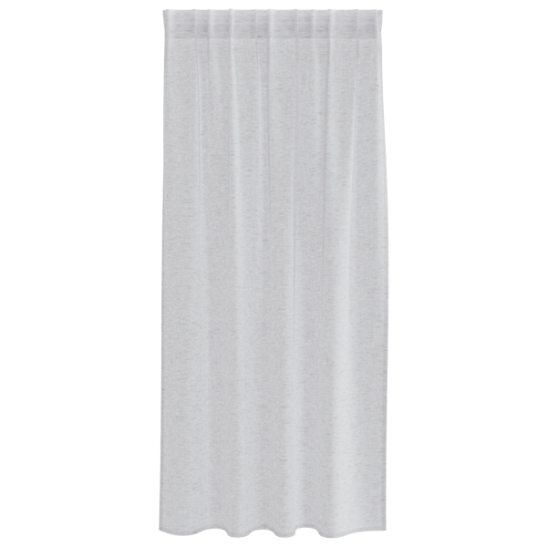 Cortinas 2 pcs Cinzento-claro 140 x 175 cm Poliéster M 3