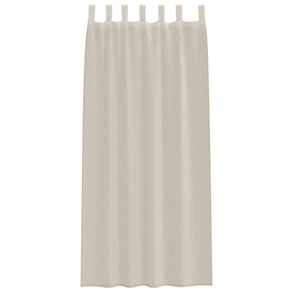 Cortinas com cortinas 2 pcs Areia 140 x 245 cm Poliéster M 3